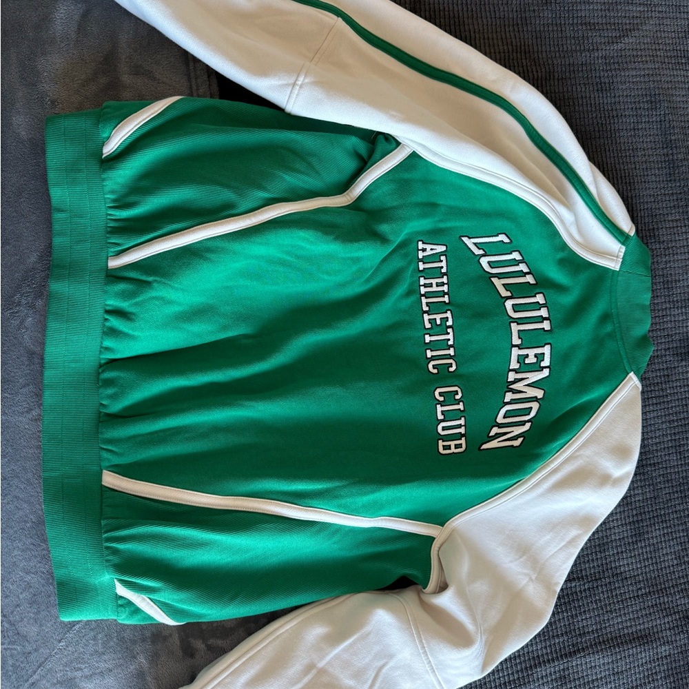 NWT Lululemon Green and White Athletic Jacket